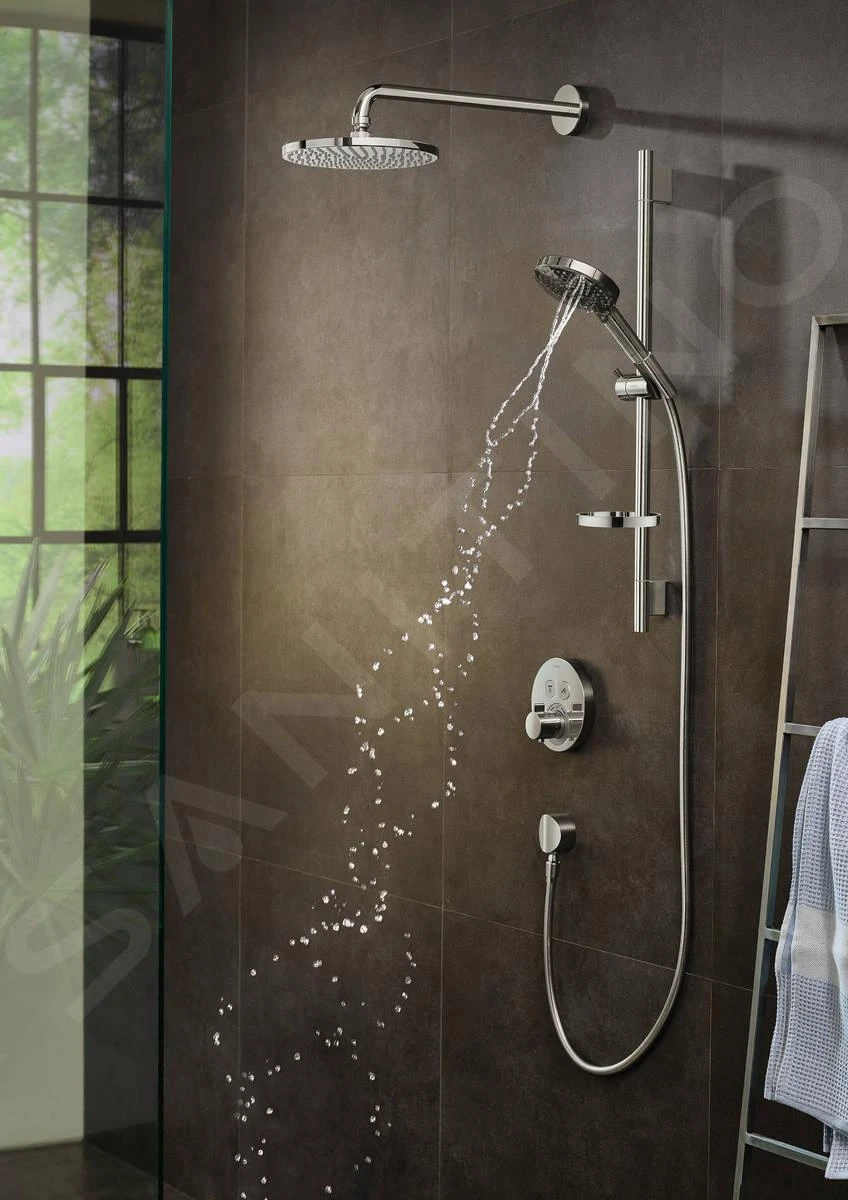 Hansgrohe Shower Select - Thermostaat Mengkraan Met Stopkraan Voor 2 Functies, Chroom 15743000 6 Hansgrohe Shower Select - Thermostaat Mengkraan Met Stopkraan Voor 2 Functies, Chroom 15743000 - Afbeelding 6