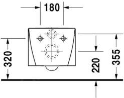 Duravit Starck 2 - Hangend Toilet, Wit 2534090000 -Badkamer Luxe c5a90bdf8858d936601956a8 1