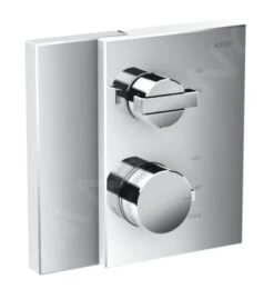 Axor Edge - Afbouwdeel Voor Douchekraan Met Stopkraan, 1 Functie, Chroom 46750000