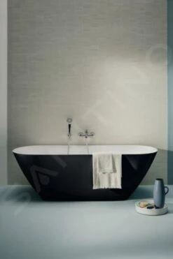Laufen Lua - Vrijstaand Bad, 170x75 Cm, ClickClack, Zwart/wit H2200820640001 -Badkamer Luxe c624313a4572831da6794337