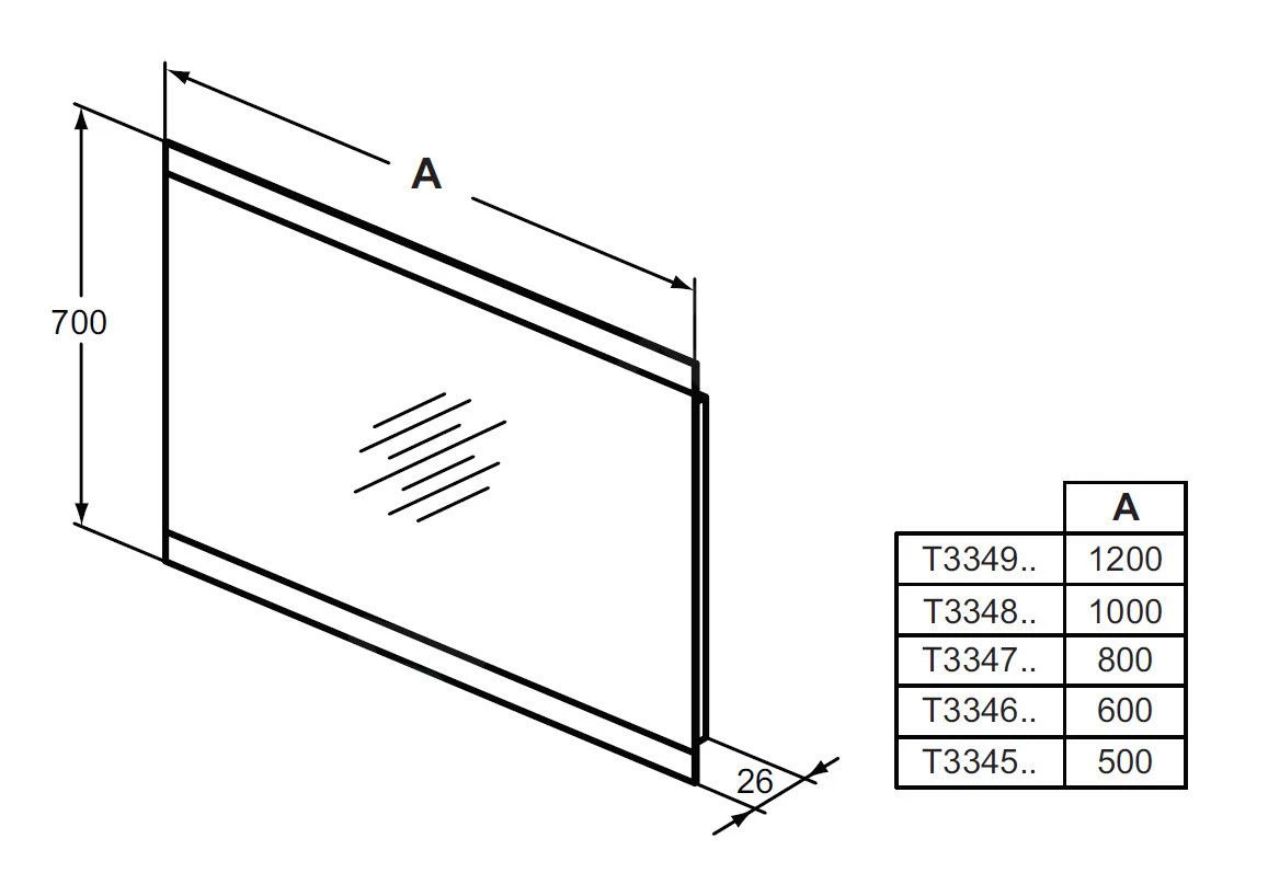 Ideal Standard Mirror&Light - Spiegel 500x700 Mm Met Dubbelzijdige LED Sfeerverlichting T3345BH 2 Ideal Standard Mirror&Light - Spiegel 500x700 Mm Met Dubbelzijdige LED Sfeerverlichting T3345BH - Afbeelding 2