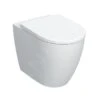 Geberit ICon - Staand Toilet Met SoftClose Wc-zitting, Horizontale Afvoer, Rimfree, Wit 502.383.JT.1
