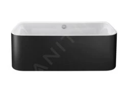 Duravit Happy D.2 Plus - Vrijstaand Bad, 1800x800 Mm, Wit/graphit Super Matt 700453800000000