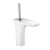 Hansgrohe PuraVida - Wastafelkraan 110 Met Waste, Wit/chroom 15074400