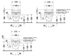 Duravit DuraStyle - Wandcloset Voor SensoWash, Met HygieneGlaze, Alpine Wit 2537592000 -Badkamer Luxe c7e218a100c7a9086cc755ff