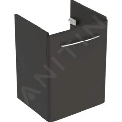 Geberit Selnova Square - Wastafelonderkast, 418x557x386 Mm, 1 Deur, Lava 501.394.JK.1