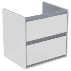 Ideal Standard Connect Air - Wastafelonderkast 530x409x517 Mm, Glanzend Wit/mat Lichtgrijs Lak E1606KN