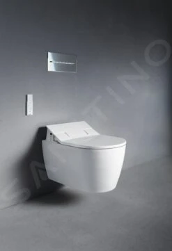 Duravit ME By Starck - Wandcloset Voor SensoWash Bidetbril, Met HygieneGlaze, Alpine Wit 2528592000 -Badkamer Luxe c896b773b9176074f475da71