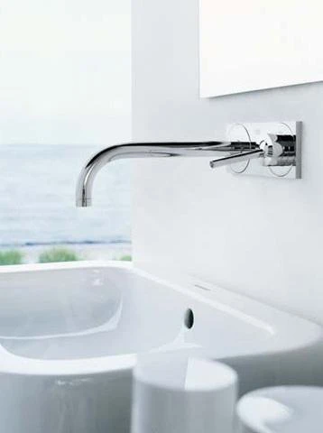 Axor Uno - Afdekset Inbouw Wastafelkraan, Chroom 38116000 3 Axor Uno - Afdekset Inbouw Wastafelkraan, Chroom 38116000 - Afbeelding 3