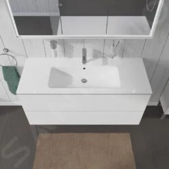 Duravit L-Cube - Wastafelonderkast 550x1220x481 Mm, 2 Laden, Glanzend Wit LC624302222 -Badkamer Luxe ca3ad477b9bcd958abda26bc
