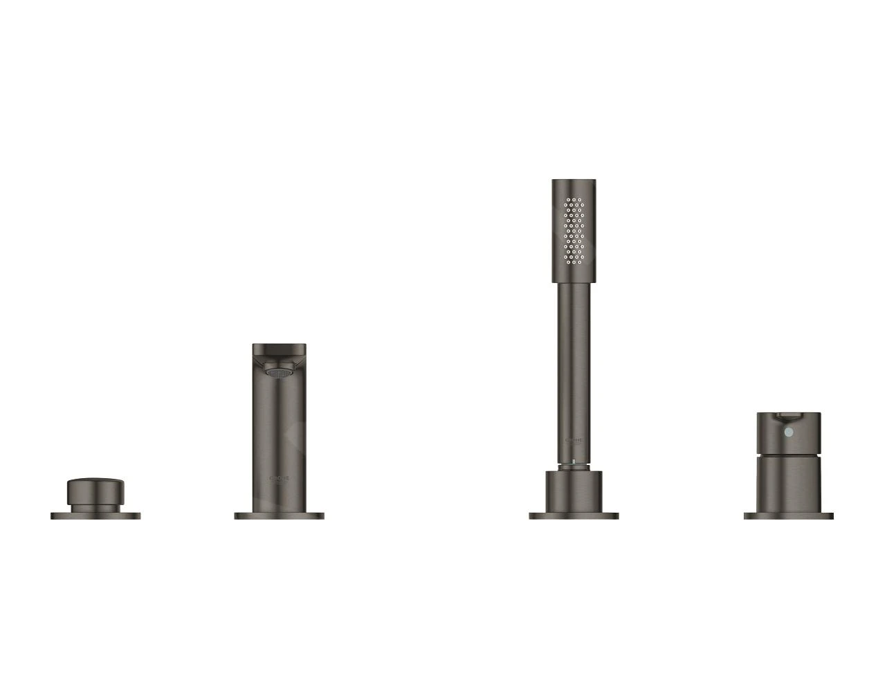 Grohe Lineare - Badrandcombinatie, 4-gats Installatie, Geborsteld Hard Graphite 19577AL1 3 Grohe Lineare - Badrandcombinatie, 4-gats Installatie, Geborsteld Hard Graphite 19577AL1 - Afbeelding 3