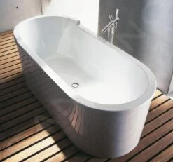 Duravit Starck - Vrijstaand Bad, 1800x800 Mm, Met Paneel, Wit 700010000000000 -Badkamer Luxe cb23e1bb2bb70b428ac1b457