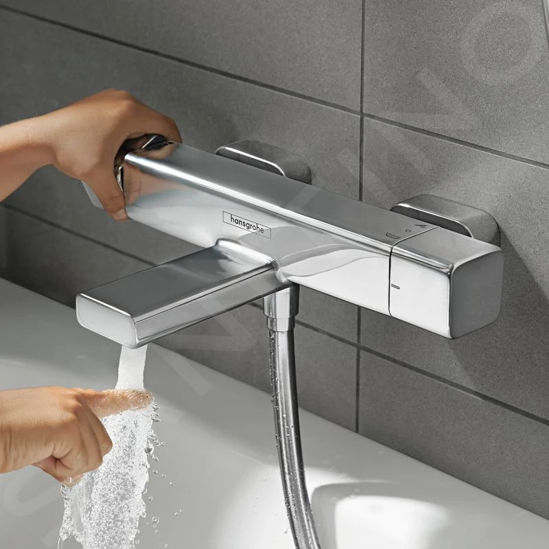 Hansgrohe Ecostat E - Badthermostaat, Chroom 15774000 4 Hansgrohe Ecostat E - Badthermostaat, Chroom 15774000 - Afbeelding 4