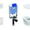 Ideal Standard ProSys - Toiletset - Inbouwreservoir, Closet Alpha Met WC-zitting, Oleas M2 Bedieningsplaat, SoftClose, Chroom ProSys80M SP111