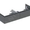 Geberit ICon - Wastafelonderkast, 118x25x48 Cm, 2 Laden, Lava 502.314.JK.1