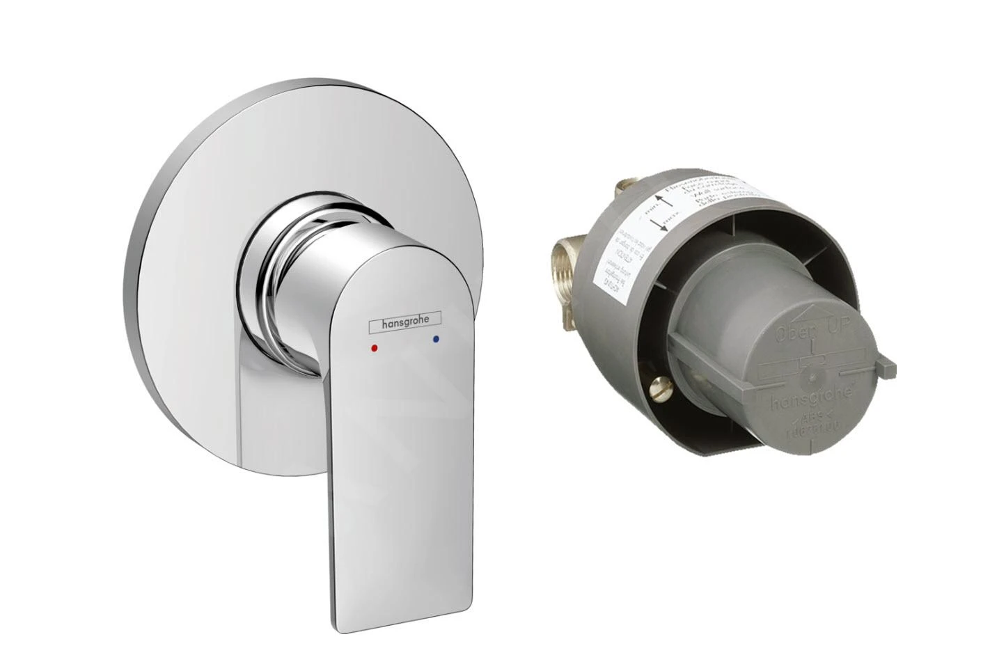 Hansgrohe Rebris E - Inbouw Douchekraan, Met Inbouwdeel, Chroom 72658000 3 Hansgrohe Rebris E - Inbouw Douchekraan, Met Inbouwdeel, Chroom 72658000 - Afbeelding 3