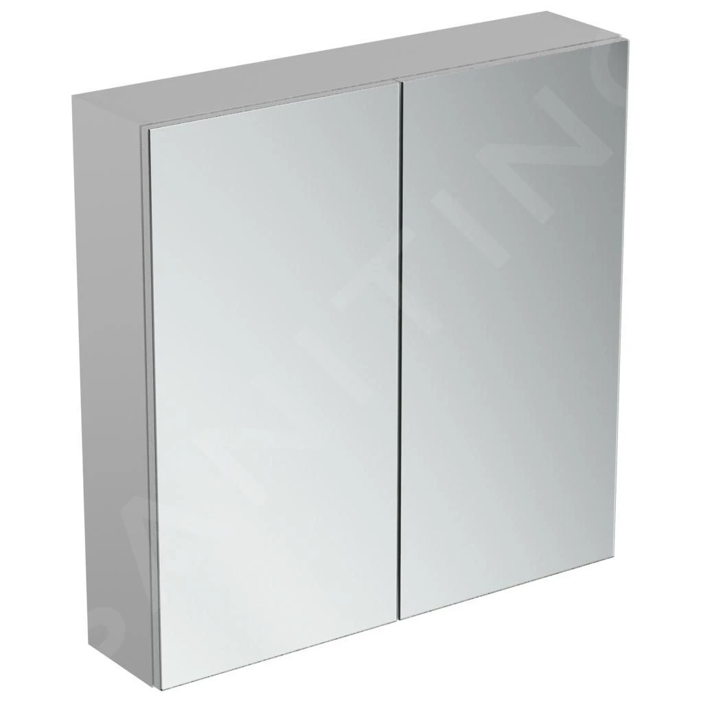 Ideal Standard Mirror&Light - Spiegelkast 700x700 Mm, Aluminium T3590AL 1 Ideal Standard Mirror&Light - Spiegelkast 700x700 Mm, Aluminium T3590AL