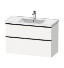 Duravit D-Neo - Wastafelonderkast 984x625x452 Mm, 2 Laden, Mat Wit DE435601818