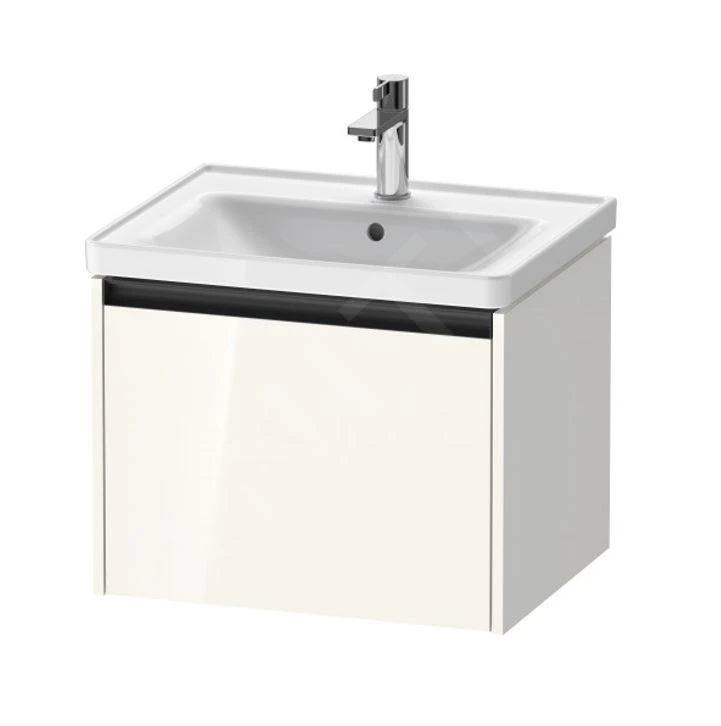 Duravit Ketho.2 - Wastafelkast 440x584x455 Mm, 1 Lade, Glanzend Wit K25081022220000 1 Duravit Ketho.2 - Wastafelkast 440x584x455 Mm, 1 Lade, Glanzend Wit K25081022220000