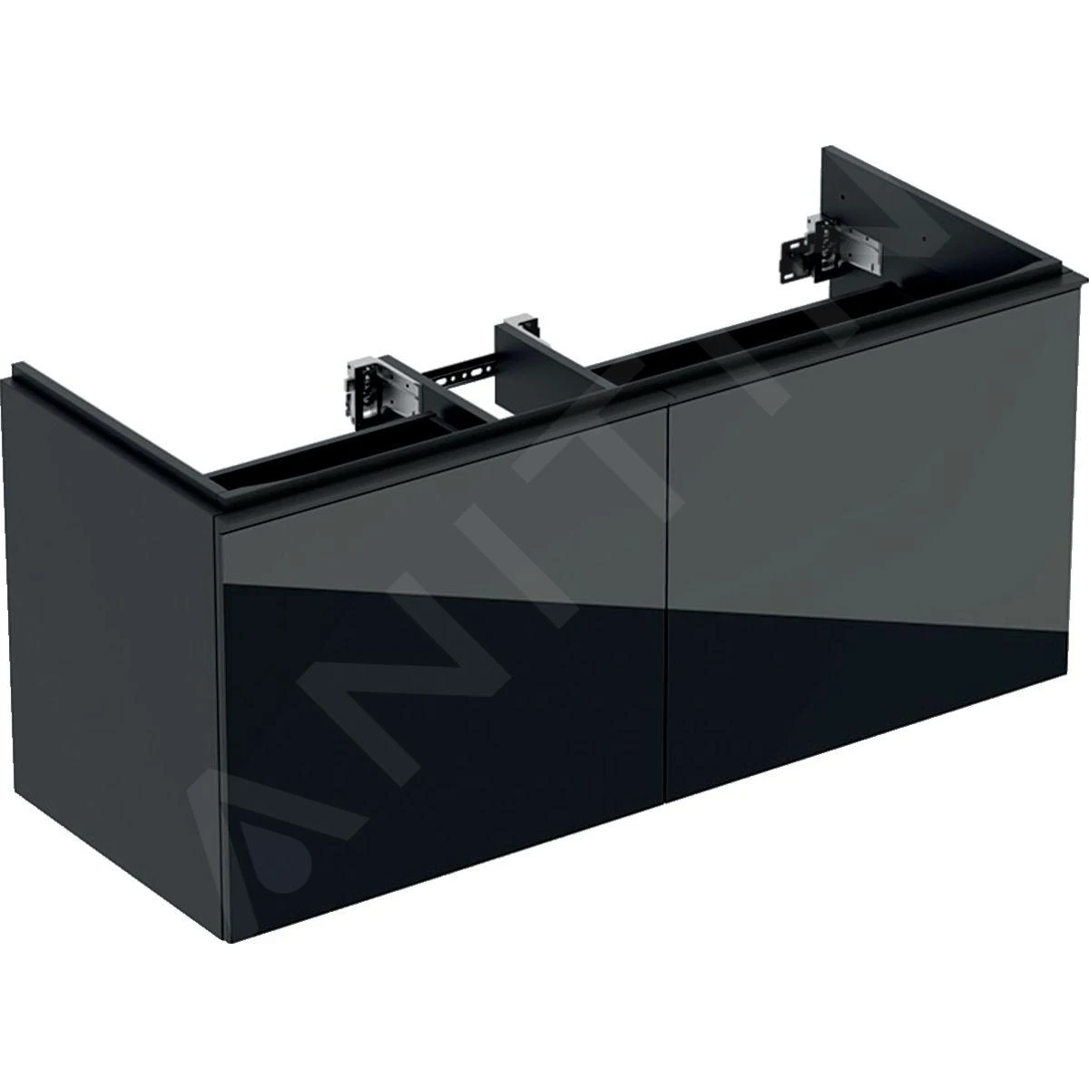 Geberit Acanto - Wastafelkast, 1190x476x535 Mm, 2 Laden, Stankafsluiter, Lava 502.355.JK.2 1 Geberit Acanto - Wastafelkast, 1190x476x535 Mm, 2 Laden, Stankafsluiter, Lava 502.355.JK.2