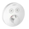 Hansgrohe Shower Select - Afdekset Voor Thermostaat Voor 2 Functies, Mat Wit 15743700
