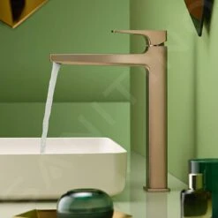 Hansgrohe Metropol - Wastafelkraan Met Afvoergarnituur Push-Open, Geborsteld Brons 32512140 -Badkamer Luxe cfcf7de738fd4654c94878a6