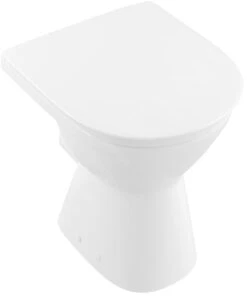 Villeroy & Boch ViCare - Staande Toiletpot, Afvoer Achteraan, CeramicPlus, Alpine Wit 468310R1