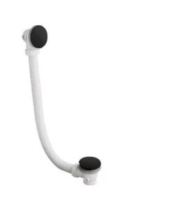 Polysan Afvoergarnituren - Click-Clack Bad Afvoer- En Overloopset, Lengte 900 Mm, Mat Zwart 71679B