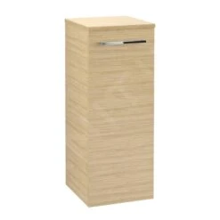 Villeroy & Boch Avento - Badkamer Zijkast, 350x890x373 Mm, 1 Deur, Nordic Oak A89500VJ