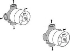 Ideal Standard CeraTherm - Inbouwdeel 1 Voor Meerwegkranen 4/3, Neutraal A2391NU -Badkamer Luxe d144610c12836f4be8736f52