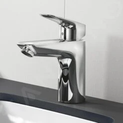 Hansgrohe Logis - Wastafelkraan 100, Met Waste, Chroom 71100000 9 Hansgrohe Logis - Wastafelkraan 100, Met Waste, Chroom 71100000 -Badkamer Luxe d18d6e3258712ba1880f34aa