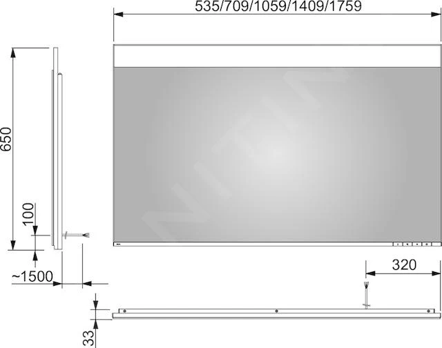 Keuco Edition 400 - Spiegel Met LED Verlichting, 709x650 Mm 11596171500 2 Keuco Edition 400 - Spiegel Met LED Verlichting, 709x650 Mm 11596171500 - Afbeelding 2