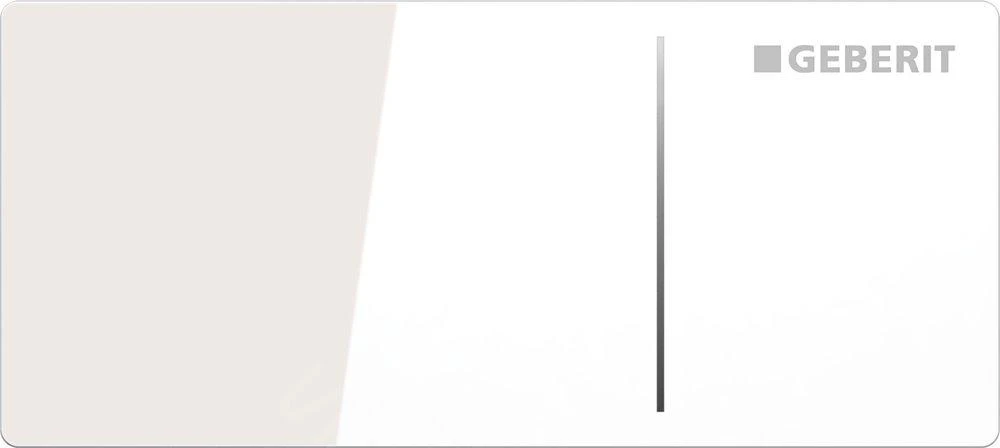 Geberit Omega70 - Bedieningspaneel, Glas/wit 115.084.SI.1 1 Geberit Omega70 - Bedieningspaneel, Glas/wit 115.084.SI.1