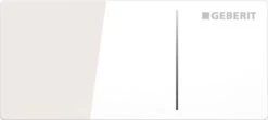 Geberit Omega70 - Bedieningspaneel, Glas/wit 115.083.SI.1