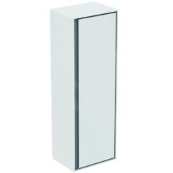 Ideal Standard Connect Air - Hoge Kast 400x300x1200 Mm, Glanzend Wit/mat Licht Grijs E0834KN
