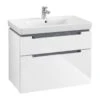 Villeroy & Boch Subway 2.0 - Wastafelkast, 787x590x449 Mm, 2 Laden, Glosy White A91410DH