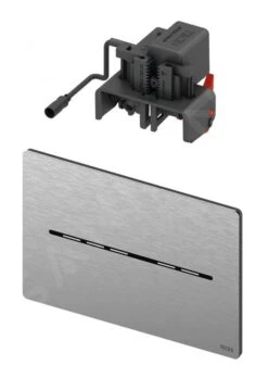 Tece TECEsolid Electronic - Elektronische Bedieningsplaat, Beschermlaag Tegen Vingerafdrukken, Batterijvoeding, Geborsteld Roestvrij Staal 9240464 -Badkamer Luxe d2a1fcb57850dfed260a7238