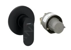 Hansgrohe Rebris S - Inbouw Douchekraan, Met Inbouwdeel, Mat Zwart 72648670 -Badkamer Luxe d2b055e6ff9de7a21c4c8e6c