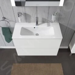 Duravit L-Cube - Wastafelonderkast 550x820x391 Mm, 2 Laden, Wit Mat LC625701818 -Badkamer Luxe d2b504df86e45af926e706ad