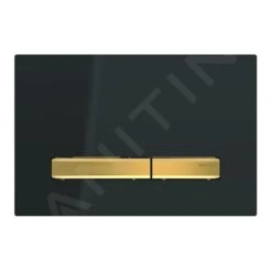 Geberit Sigma50 - Bedieningsplaat, Zwart/mesing 115.672.DW.2