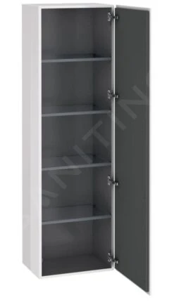 Duravit L-Cube - Hoge Badkamerkast 1760x500x363 Mm, Rechts, Glanzend Wit LC1181R2222 -Badkamer Luxe d329a57efe196b0539beaf0c