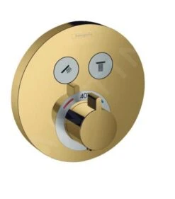 Hansgrohe Shower Select - Afdekset Voor Thermostaat Voor 2 Functies, Gepolijst Goud Look 15743990