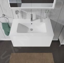 Duravit L-Cube - Wastafelonderkast 400x820x481 Mm, 1 La, Glanzend Wit LC614102222 -Badkamer Luxe d39cb89abea1602d799ea6a9