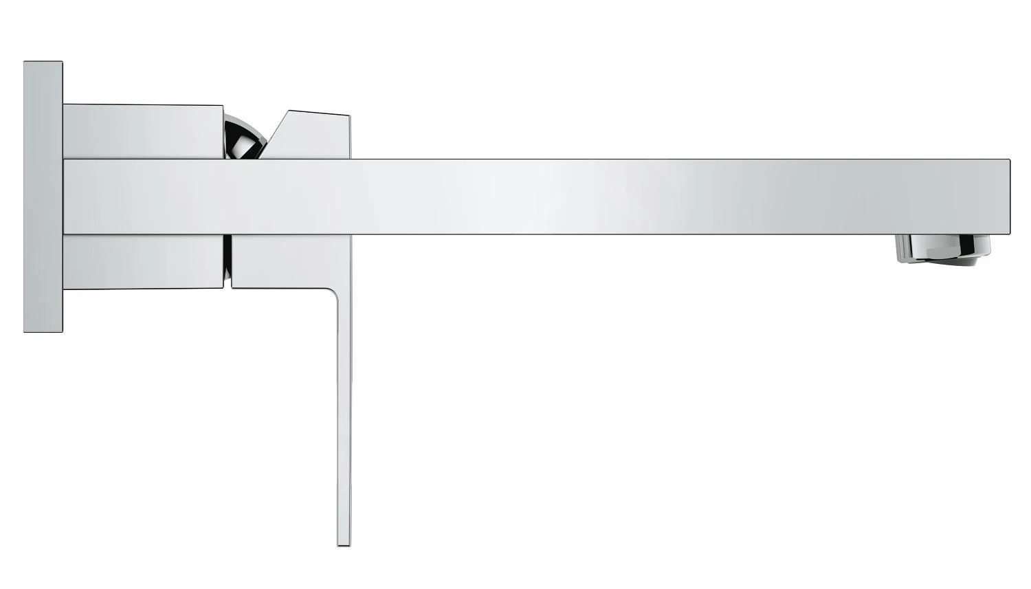 Grohe Eurocube - 2-gats Wastafelkraan M, Chroom 23447000 3 Grohe Eurocube - 2-gats Wastafelkraan M, Chroom 23447000 - Afbeelding 3