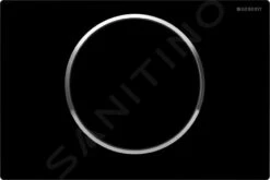 Geberit Sigma10 - SIGMA10 Bedieningsplaat, Zwart/chroom 115.758.KM.5