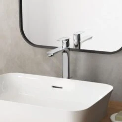 Ideal Standard Connect Air - Slim Wastafelkraan Met Waste, Silver Storm A7025GN 6 Ideal Standard Connect Air - Slim Wastafelkraan Met Waste, Silver Storm A7025GN -Badkamer Luxe d539ec68c71612c8978eec9c 1