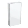 Geberit Acanto - Badkamer Bovenkast Met Interne Spiegel 450x820 Mm, Glanzend Wit 500.639.01.2