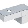 Geberit VariForm - Wastafelonderkast, 1200x510x550 Mm, Met Drie Laden En Sifon, Glanzend Wit/mat Wit 501.183.00.1