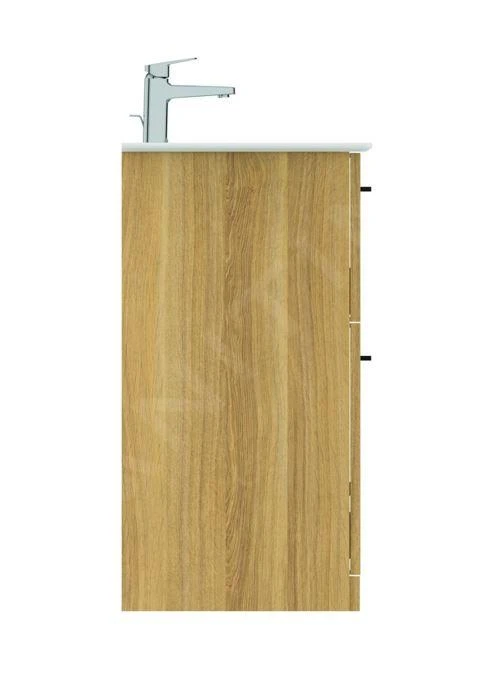 Ideal Standard I.Life A - Wastafelonderkast, 600x440x853 Mm, 2 Laden, Eikenhout T5273NX 4 Ideal Standard I.Life A - Wastafelonderkast, 600x440x853 Mm, 2 Laden, Eikenhout T5273NX - Afbeelding 4