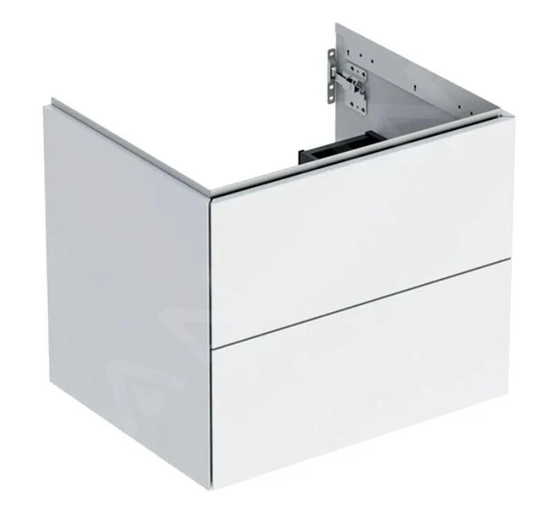 Geberit ONE - Wastafelonderkast 59x50x47 Cm, 2 Laden, Glanzend Wit 505.261.00.1 1 Geberit ONE - Wastafelonderkast 59x50x47 Cm, 2 Laden, Glanzend Wit 505.261.00.1